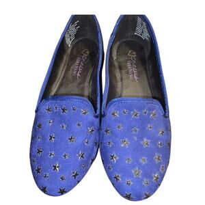 Princess Vera Wang Blue Flat Loafers SZ‎ 5M EUC